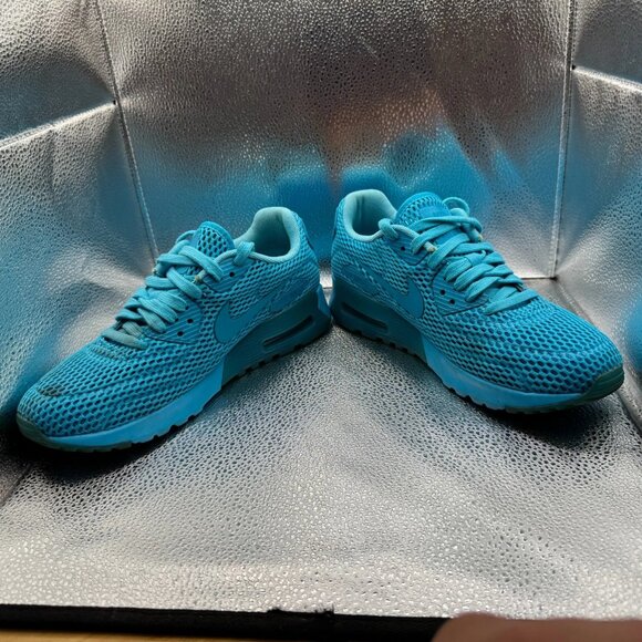 Size 8.5 Nike Air Max 90 Ultra BR Gamma Blue Womens Athletic Sneaker 725061-401 - Picture 5 of 11